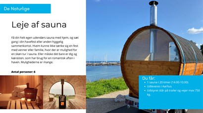 Skønne aktive oplevelser i naturen  - Vejledende udsalgspris op til 1499,- 